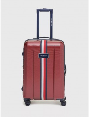 Tommy Hilfiger 25" Hard Case Spinner Suitcase Bags RED | 7023-WFSKC
