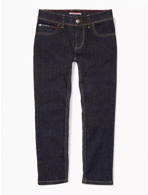 Tommy Hilfiger Babies' Slim Straight Jean Jeans Canyon Lake Wash | 4129-QXCFT