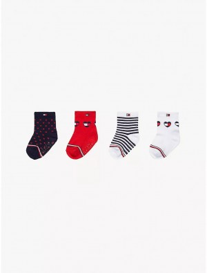Tommy Hilfiger Babies' Sock 4-Pack Socks Multi | 0249-PCXZG