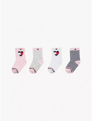 Tommy Hilfiger Babies' Sock 4-Pack Socks Multi | 6403-CPANZ