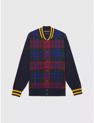 Tommy Hilfiger Baseball Cardigan Tops Rogue | 6304-IFMND