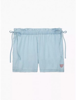 Tommy Hilfiger Chambray Short Bottoms LIGHT WASH | 8197-UETXL