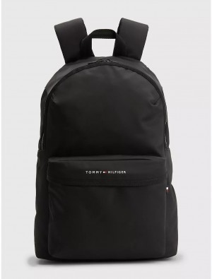 Tommy Hilfiger City Backpack Bags Black | 6173-UAIHS