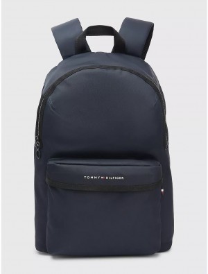Tommy Hilfiger City Backpack Bags Space Blue | 8792-PJRAG