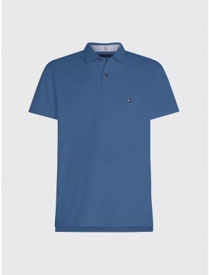 Tommy Hilfiger Classic Fit 1985 Polo Polos Blue Coast | 3741-XJITO