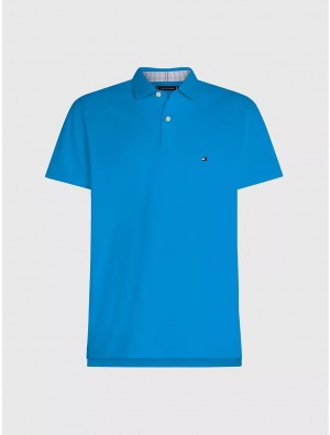 Tommy Hilfiger Classic Fit 1985 Polo Polos Shocking Blue | 1829-TJHNA