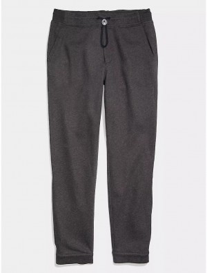 Tommy Hilfiger Classic Sweatpant Bottoms Charcoal Grey Heather | 6437-WDYJG