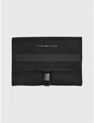 Tommy Hilfiger Commuter Washbag Bags Black | 0986-REYQM