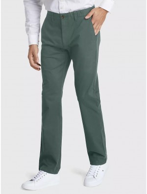 Tommy Hilfiger Custom Fit THFlex Comfort Stretch Chino Bottoms Erie Canal | 6270-MRAHO