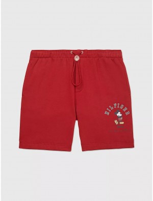 Tommy Hilfiger DISNEYxTOMMY Sweatshort Bottoms Regatta Red | 5629-SJTQE