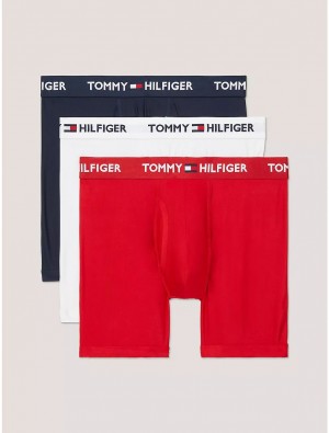 Tommy Hilfiger Everyday Micro Boxer Brief 3-Pack Underwear Mahogany | 4531-WQDES