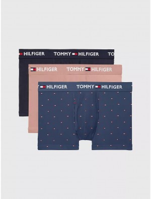 Tommy Hilfiger Everyday Micro Trunk 3-Pack Underwear New Blue | 2685-RTGUE