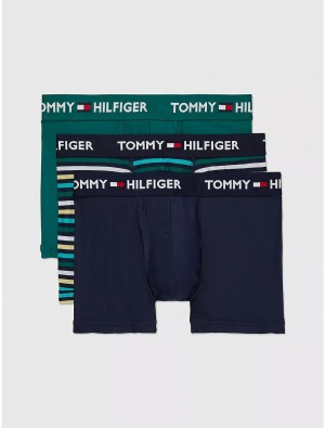 Tommy Hilfiger Everyday Micro Trunk 3-Pack Underwear Field | 5739-WNTOQ