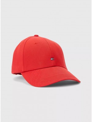 Tommy Hilfiger Flag Cap Hats Apple Red | 1937-SLWQX