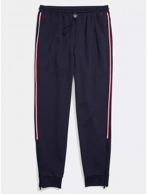 Tommy Hilfiger Icon Jogger Bottoms Masters Navy | 9812-WGTDC