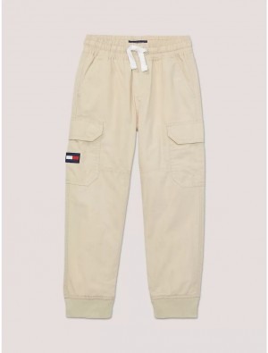 Tommy Hilfiger Kids' Cargo Jogger Pant Pants Palamino | 7852-XVAFH