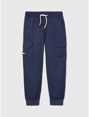 Tommy Hilfiger Kids' Cargo Jogger Pant Pants Cobalt Sapphire | 2675-UTWBC