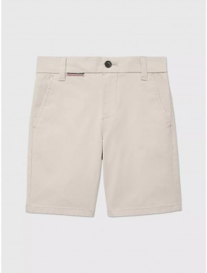 Tommy Hilfiger Kids' Chino Short Shorts Sand Khaki | 9470-GFAOW