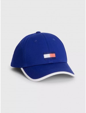 Tommy Hilfiger Kids' Flag Cap Hats Navy Voyage | 8915-QBLXT