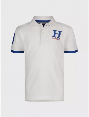 Tommy Hilfiger Kids' H Polo Polos Bright White | 5248-TKSPW