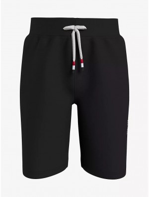 Tommy Hilfiger Kids' Tommy Logo Sweatshort Shorts Dark Sable | 0546-ZJWVB