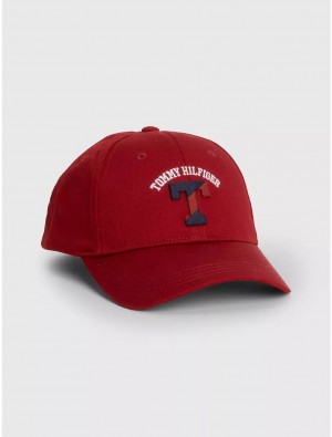 Tommy Hilfiger Kids' Varsity Cap Hats Rouge | 7410-XQFZK