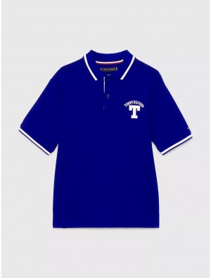 Tommy Hilfiger Kids' Varsity Polo Polos Navy Voyage | 8502-UILYT