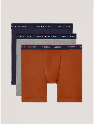 Tommy Hilfiger Microfiber Boxer Brief 3-Pack Underwear Arabian Spice | 1564-FIRWP