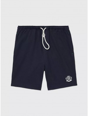 Tommy Hilfiger Monogram Jersey Short Bottoms Sky Captain | 1593-HGQUI