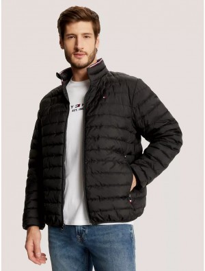 Tommy Hilfiger Recycled Packable Jacket Jackets Dark Sable | 8362-UQBNL