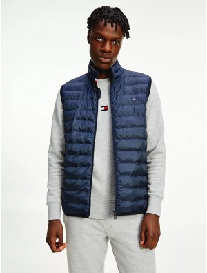 Tommy Hilfiger Recycled Packable Vest Jackets Desert Sky | 7862-RAWOP