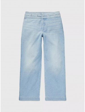 Tommy Hilfiger Relaxed Fit Jean Bottoms Light Blue | 2937-PLNSZ