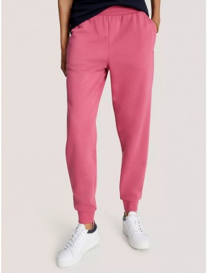 Tommy Hilfiger Relaxed Fit Solid Sweatpant Pants & Shorts Florida Coral | 8602-BNVDC