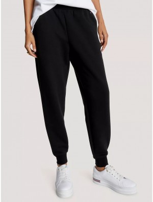 Tommy Hilfiger Relaxed Fit Solid Sweatpant Pants & Shorts Dark Sable | 5840-EKLUS