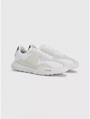 Tommy Hilfiger Retro TH Sneaker Shoes White | 8540-HLSVR
