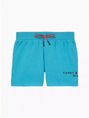 Tommy Hilfiger Seated Fit Knit Short Bottoms Blue Vervain | 5416-APIBS