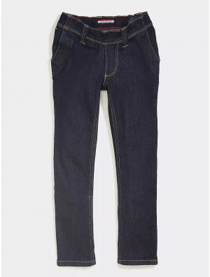 Tommy Hilfiger Seated Fit Slim Straight Jean Bottoms Canyon Lake | 2710-FDGEB