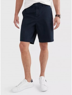 Tommy Hilfiger Signature Stripe 7" Short Pants & Shorts Desert Sky | 5914-IQRED