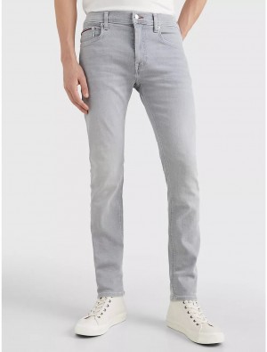 Tommy Hilfiger Slim Fit Grey Wash Jean Jeans Pico Grey | 5036-WOZAE