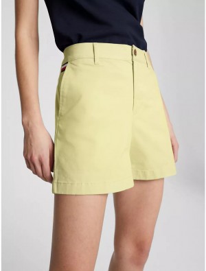 Tommy Hilfiger Solid 5" Short Pants & Shorts Yellow Blossom | 1962-SRMKG