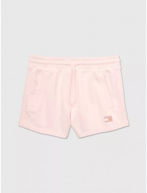 Tommy Hilfiger Solid Knit Short Bottoms Garden Rose | 0967-MZOLX