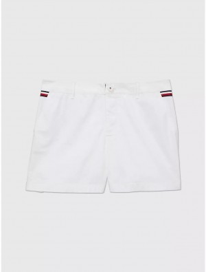 Tommy Hilfiger Solid Short Bottoms Optic White TH | 0485-IRWNE