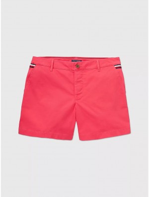 Tommy Hilfiger Solid Short Bottoms Pink Splendor | 3657-WLEBH