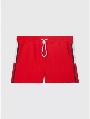 Tommy Hilfiger Stripe Short Bottoms RED | 7051-KQSDA