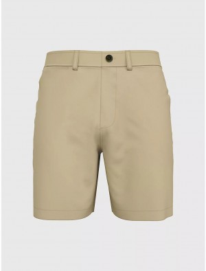 Tommy Hilfiger THFlex 7" Tommy Short Bottoms Khaki | 4316-RZGOA