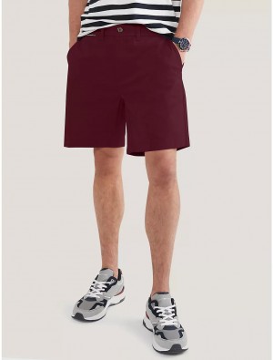 Tommy Hilfiger THFlex 7" Tommy Short Shorts Dark Cabernet | 5908-WKDIZ