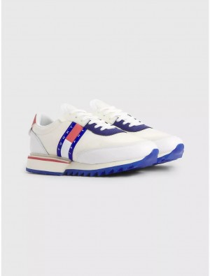 Tommy Hilfiger TJ Color Pop Sneaker Shoes Red/White/Blue | 5031-AXYTZ