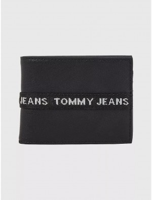 Tommy Hilfiger TJ Wallet with Coin Pocket Wallets Black | 6178-WJPTY