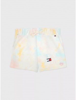 Tommy Hilfiger Tie-Dye Short Bottoms Milky Way | 2687-JERTV