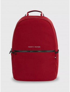 Tommy Hilfiger Utility Backpack Bags Rouge | 2058-QTMJD